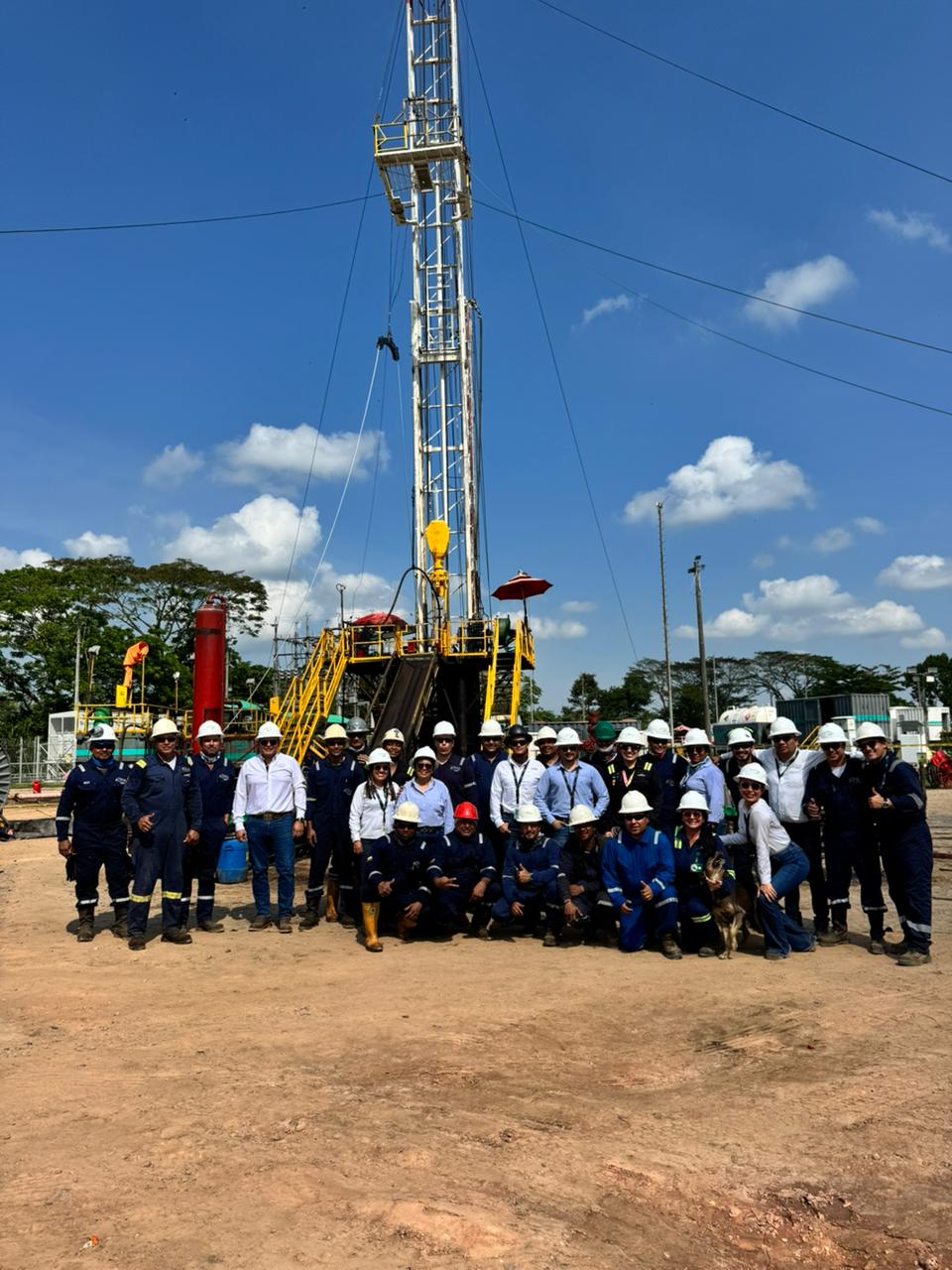 Crew on the rig floor